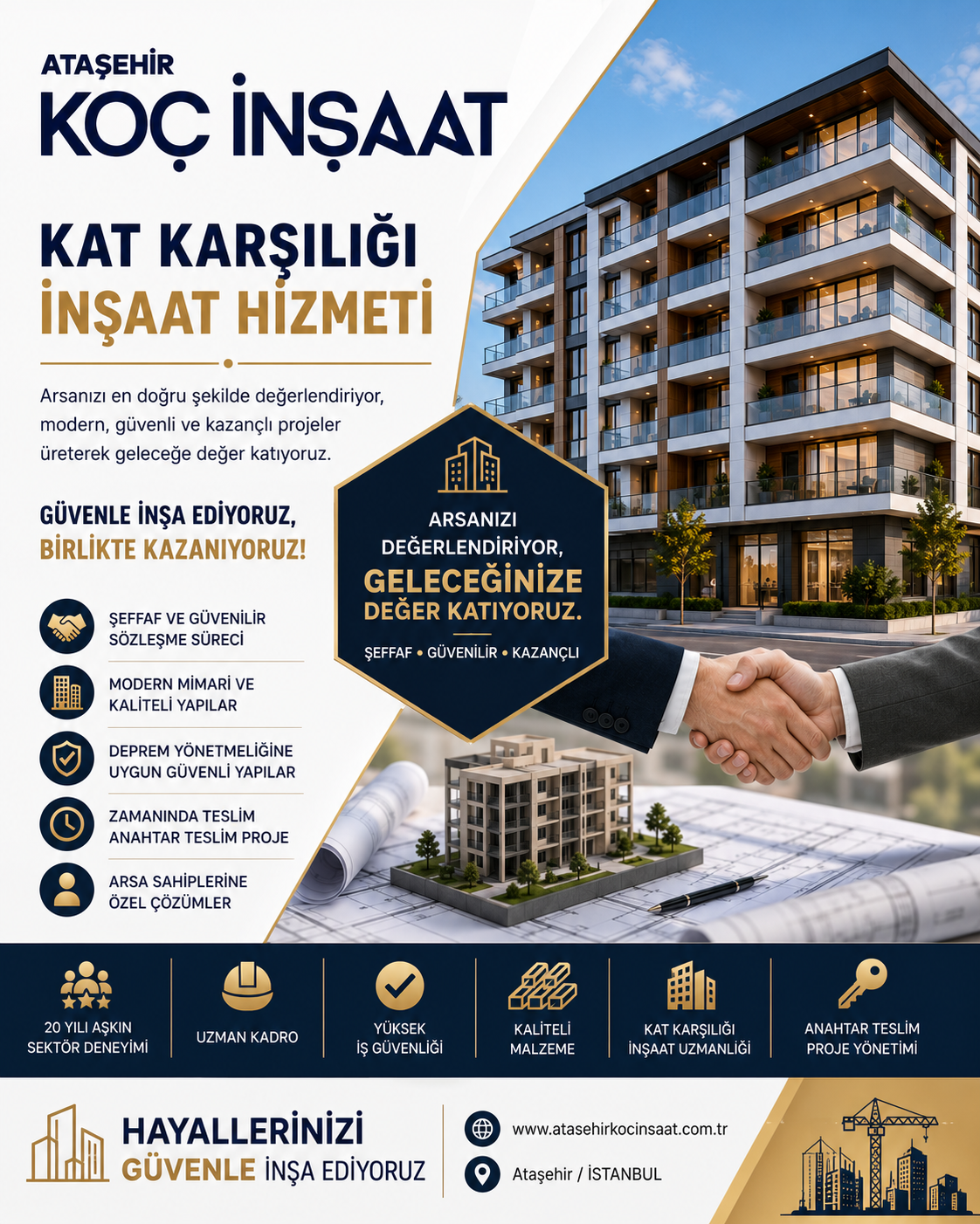 Kat Karşılığı İnşaatta Güvenilir Çözüm Ortağınız